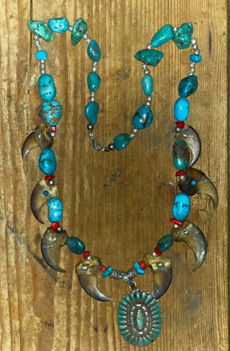 Indianer schmuck silber kette - schmuck,