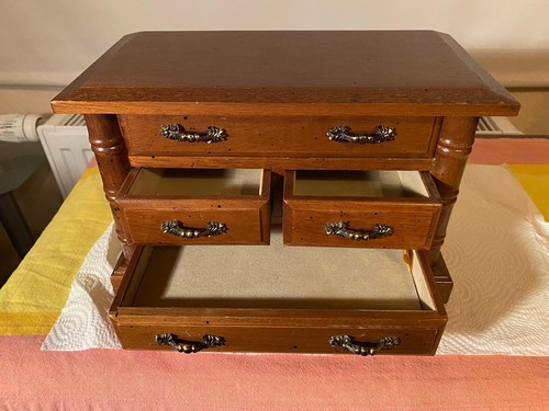 Schmuckkästchen holz vintage - schmuckkästchen,