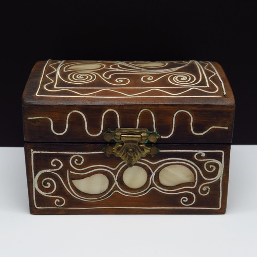 Vintage holz schmuckschatulle - vintage,
