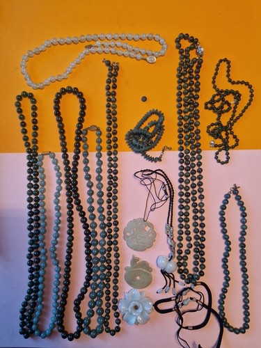 Jade jadeit konvolut ketten - jade/,
