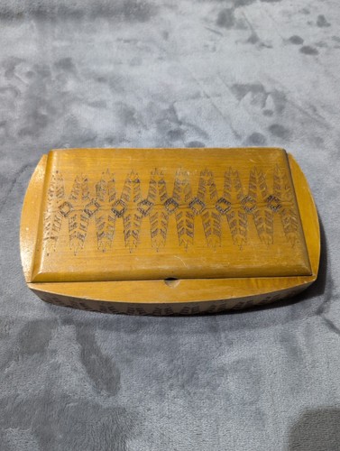Vintage holz schatulle - vintage,