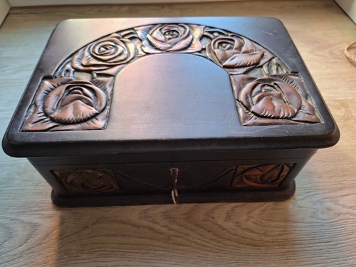 Antike jugendstil schatulle - jugendstil,