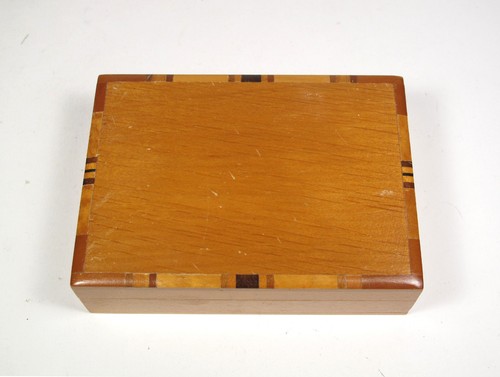 Holz schatulle 50er - schatulle, design